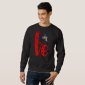 Love New York in Block Letters Trui (Voorkant volledig)