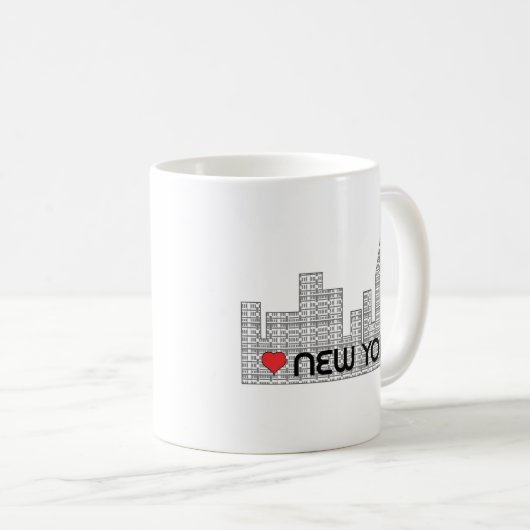 Love NEW YORK Koffiemok (Voorkant rechts)