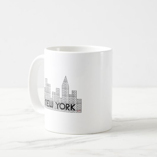 Love NEW YORK Koffiemok (Voorkant links)