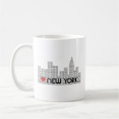 Love NEW YORK Koffiemok (Links)