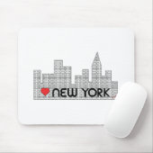 Love NEW YORK Muismat (Met muis)