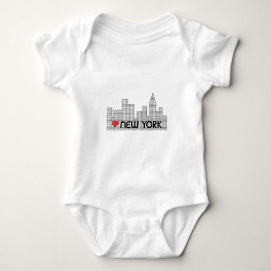 Love NEW YORK Romper (Voorkant)