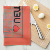 Love NEW YORK Theedoek (Quarter Fold)