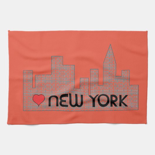 Love NEW YORK Theedoek (Horizontaal)