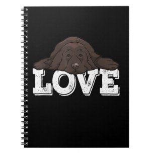 Love Newfie Dog Slaping Startdecor Notitieboek