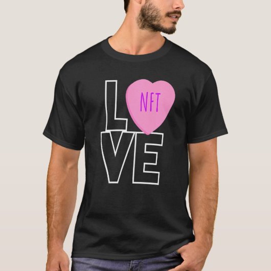 Love Nft Funny Valentineu2019s Day Singles Awarene T-shirt (Voorkant)