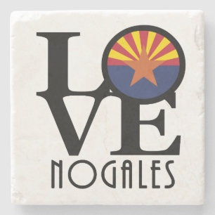LOVE Nogales Arizona Stenen Onderzetter