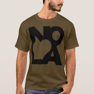 Love NOLA New Orleans American Jazz Blues Music T-shirt