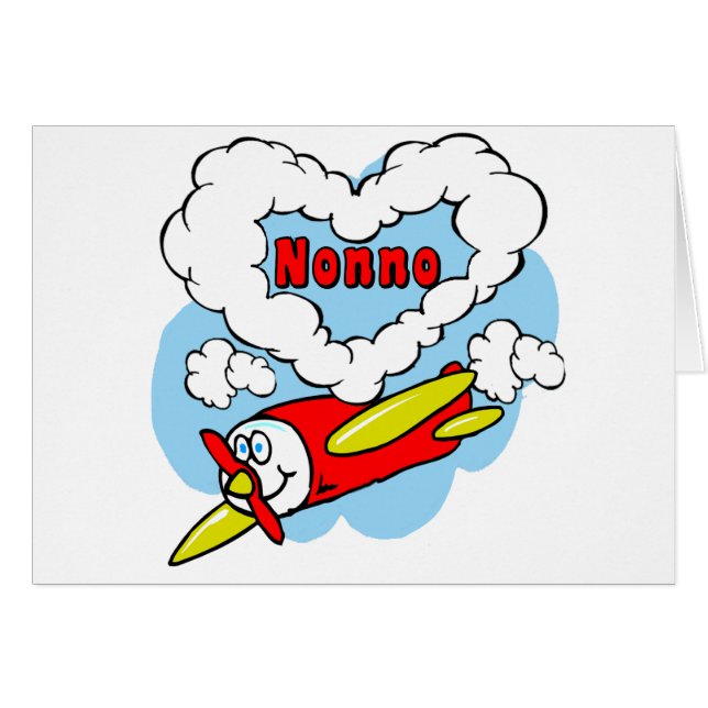 Love Nonno Kinder Airplane (Voorkant Horizontaal)