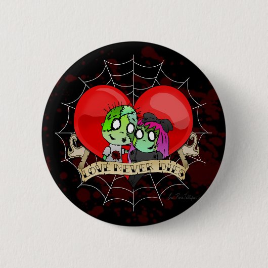 Love Nooit Dies Button (Voorkant)