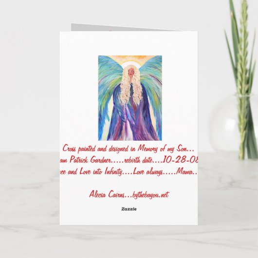 Love Nooit Dies Kaart (Achterkant)