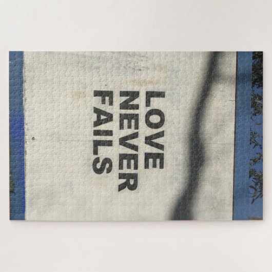 Love Nooit Fails, Sprayverf Street Art, Londen Legpuzzel (Horizontaal)
