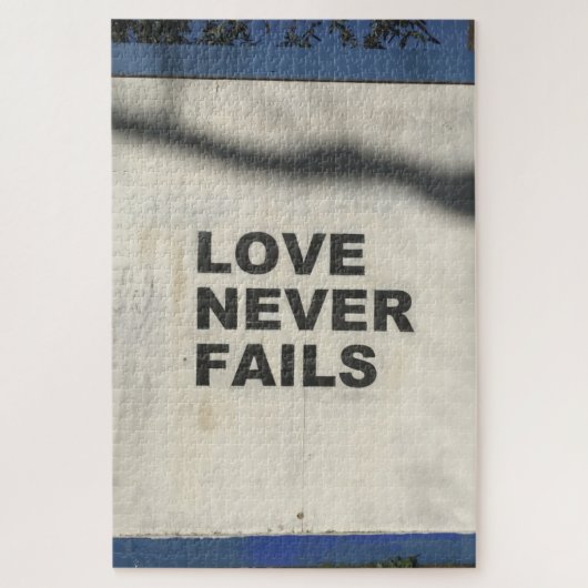Love Nooit Fails, Sprayverf Street Art, Londen Legpuzzel (Verticaal)