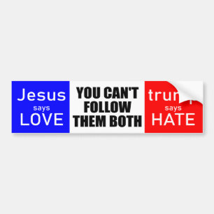 Love not Hate 2020 Bumpersticker