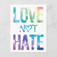 Love not Hate LGBTQ+ Pride