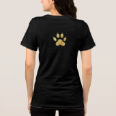 Love Not Labs | Beagle liefhebbers Tri-Blend Shirt (Achterkant)