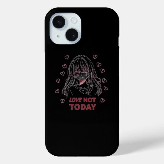 LOVE NOT TODAY Case-Mate iPhone CASE (Achterkant)