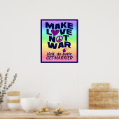 Love Not War poster (Keuken)