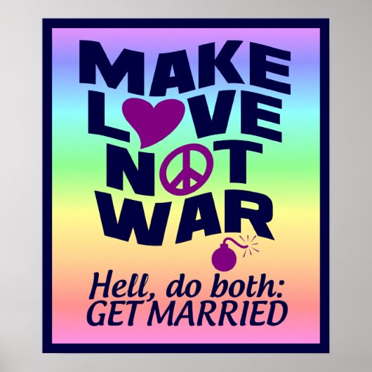 Love Not War poster (Voorkant)