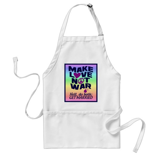 Love Not War schort (Voorkant)