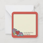 Love Note: Doodles voor Muziekliefhebbers Rood Notitiekaartje (Voorkant)