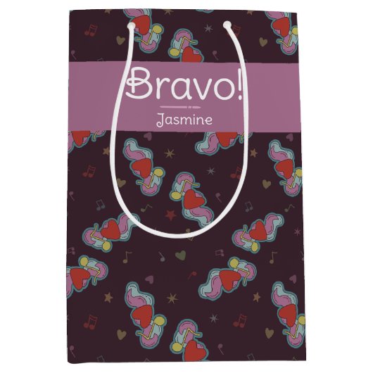 Love Note: Doodles voor Muziekliefhebbers Roze Medium Cadeauzakje (Voorkant)