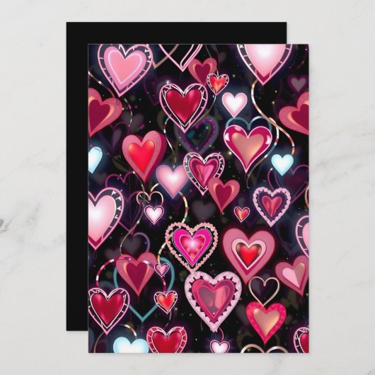 Love Note Feestdagenkaart (Voorkant / Achterkant)