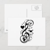 Love Note, Forever Yours_ Briefkaart (Voorkant / Achterkant)