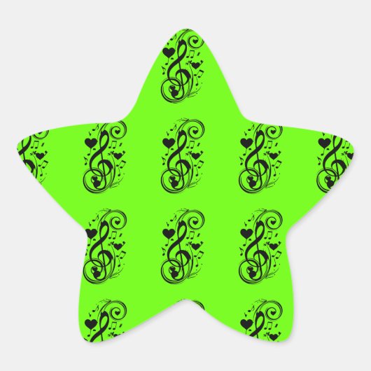 Love Note, Forever Yours_ Ster Sticker (Voorkant)