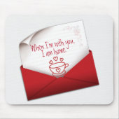 Love Note in Red Envelope Muismat (Voorkant)