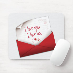 Love Note in Red Envelope Muismat