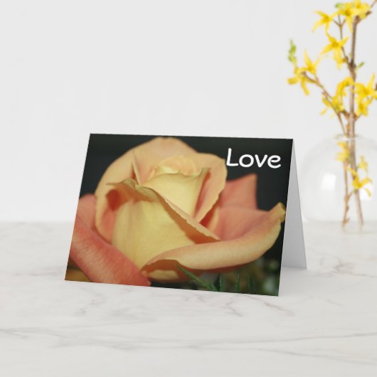 Love Note-kaarten Kaart (Gele Bloem)