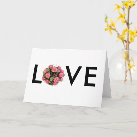 Love Note-kaarten Kaart (Gele Bloem)