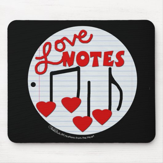 Love Note musical Muismat (Voorkant)
