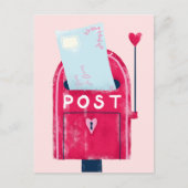 Love Note Postbox Briefkaart (Voorkant)