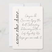 Love Note Sla de datum op Kaart (Voorkant)