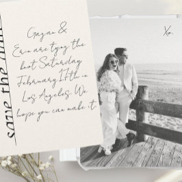 Love Note Sla de datum op Kaart