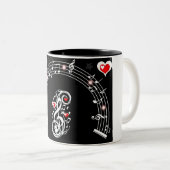 Love Note_ Tweekleurige Koffiemok (Voorkant rechts)