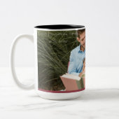 Love note tweekleurige koffiemok (Links)