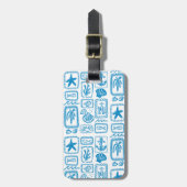 Love Notes from the Sea Seashell Ocean Beach  Bagagelabel (Voorkant verticaal)