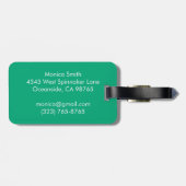 Love Notes from the Sea Seashell Ocean Beach  Bagagelabel (Achterkant horizontaal)