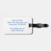 Love Notes from the Sea Seashell Ocean Beach  Bagagelabel (Achterkant horizontaal)