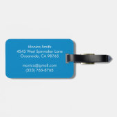 Love Notes from the Sea Seashell Ocean Beach Bagagelabel (Achterkant horizontaal)