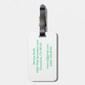 Love Notes from the Sea Seashell Ocean Beach  Bagagelabel (Achterkant verticaal)