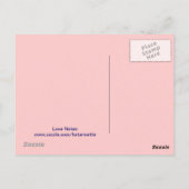 Love Notes-KAART Briefkaart (Achterkant)