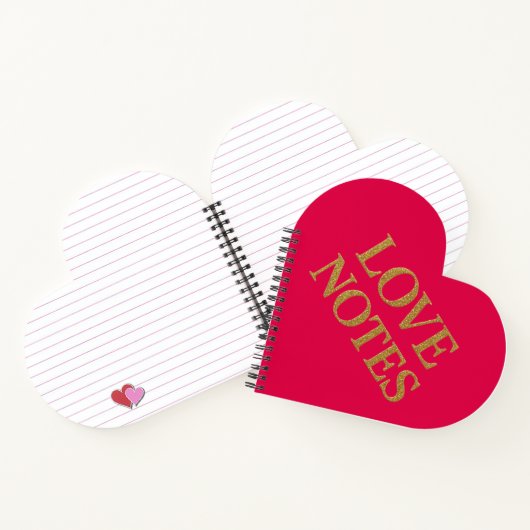 Love notes notebook. notitieboek (Binnen)