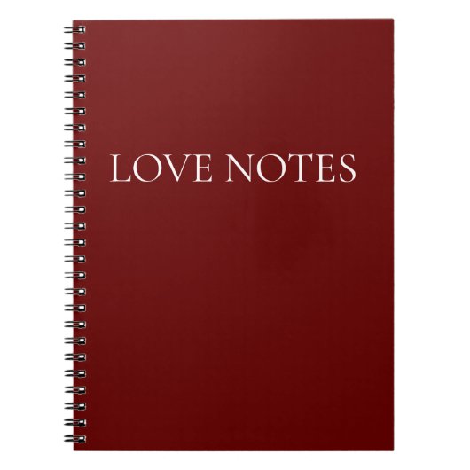Love Notes Notitieboek (Voorkant)