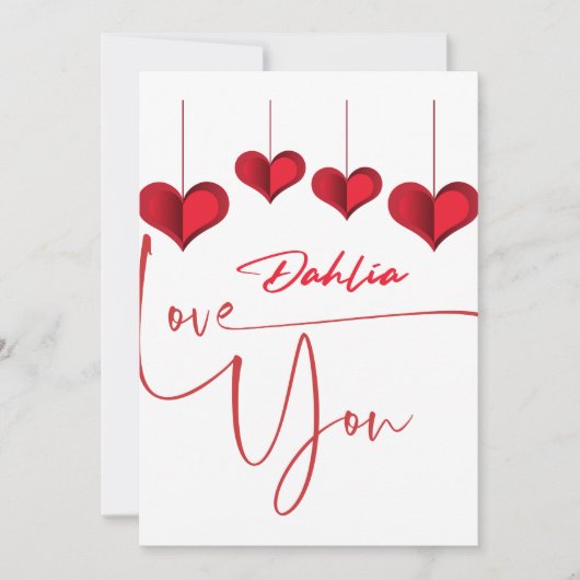 Love Notes: Personalized Valentijnsdag Kaart (Voorkant)
