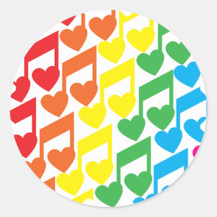 Love Notes Ronde Sticker