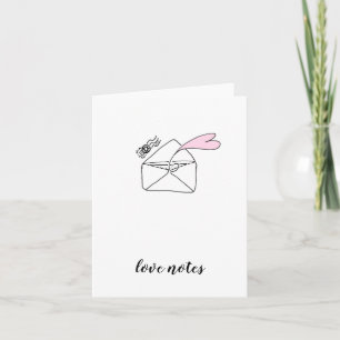Love Notes ... valentine . thinking of you . heart Kaart